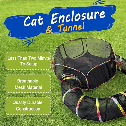 CLKHOWL Outdoor Cat Enclosure