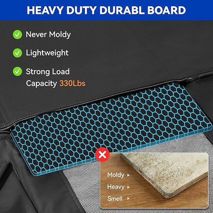 Rengue Back Seat Extender for Dogs for Trucks Full Size SUV 2024 Upgraded F150, RAM1500,