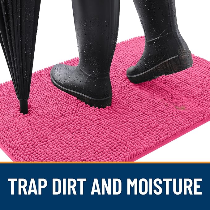 OLANLY Dog Door Mat for Muddy Paws 30x20