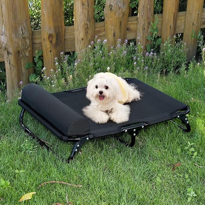 ABE Outdoor Dog Bed,Dog Cot,Dog Beds Large Sized Dog,Raised Dog Bed,Cooling Dog Bed,Elevated Dog Bed,Outside Dog Bed Off Ground,Outdoor Pet Bed (Small)