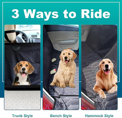 SZHLUX Dog Car Seat Cover 600D Heavy