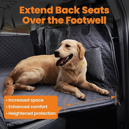 maXpeedingrods Dog Car Seat Cover with Hard Bottom for Back Seat 440LB for 600D Oxford