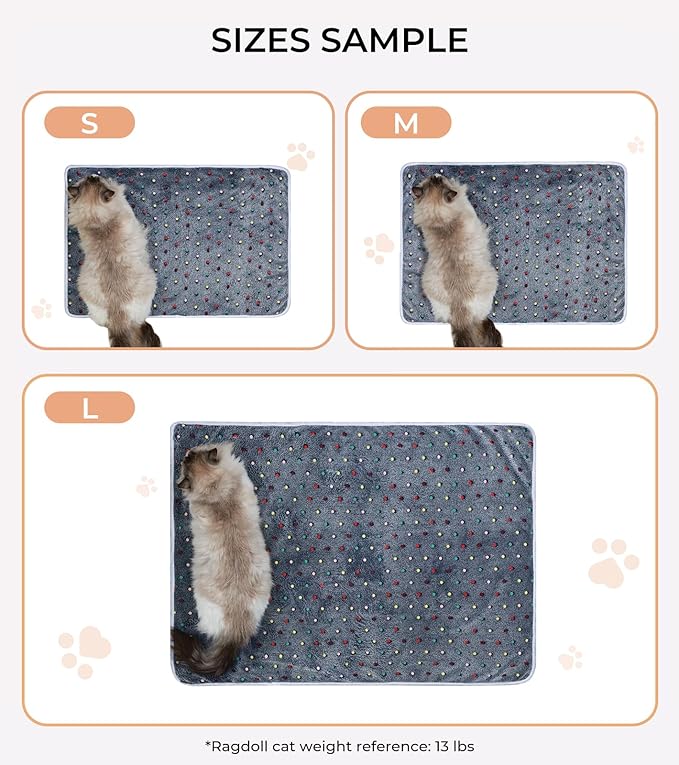 Luciphia 1 Pack 2 Pet Blankets for Dogs Cats Medium(30x20 inch)