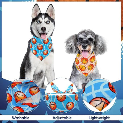 Sports Dog Bandanas for Large Dogs Breed 33 7PCS