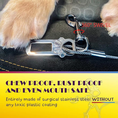 No Chew/Chew Proof Dog Car Seatbelt Safety Restraint 24 Inches