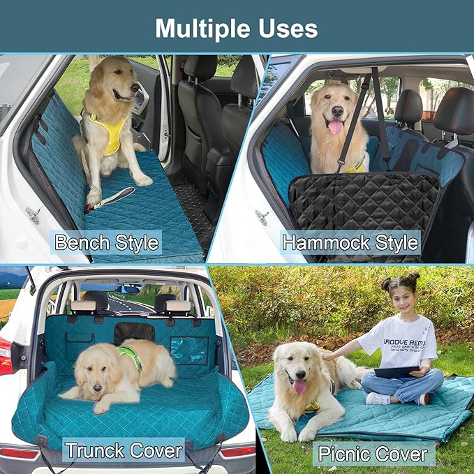 Dog Car Seat Cover-Back Seat Dog Cover