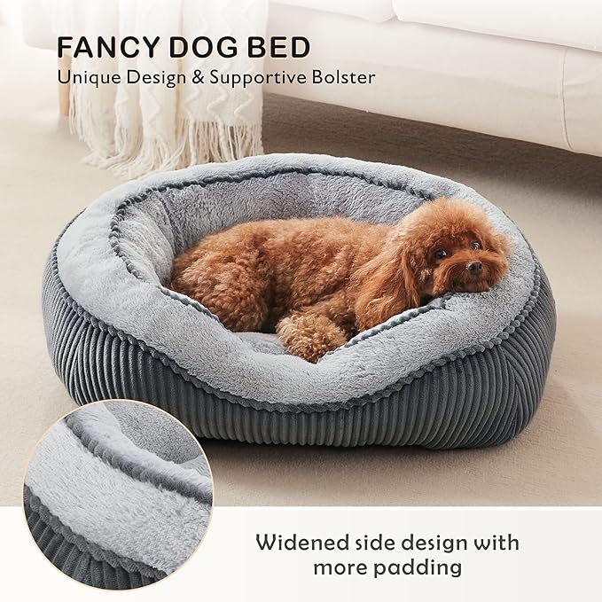 SIWA MARY Dog Beds for Small Medium Large Dogs & Cats. Washable Pet Bed