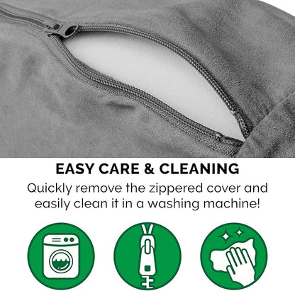 Furhaven 35" Round Memory Foam Dog Bed for Large/Medium Dogs w/ Removable Washable Cover 50 lbs 35-inch