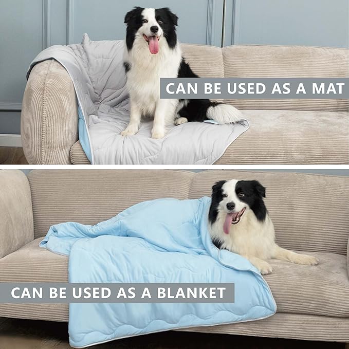 Pet Cooling Blankets & Sleeping Mat- Reversible Washable Durable Dog Bed Cover