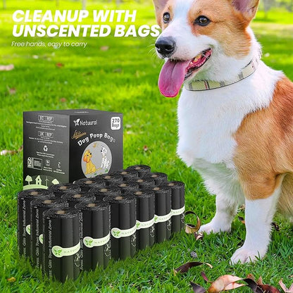 100% Compostable Dog Poop Bags-270 Counts 18Rolls