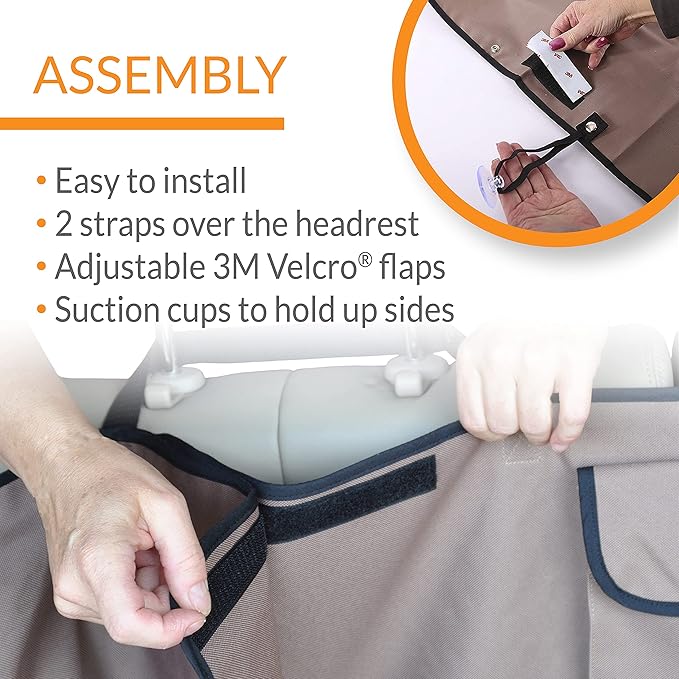 K&H Pet Products Quilted Cargo Cover Black Standard/Mid-Size 54 Inches