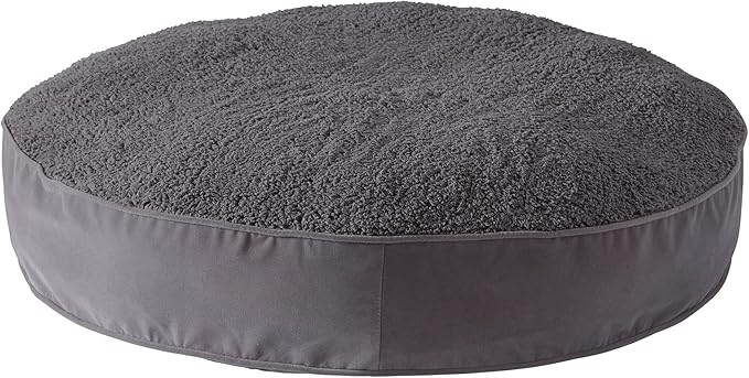 Happy Hounds Scout Deluxe Round Pillow Style Sherpa Dog Bed (42 x 42 in.),