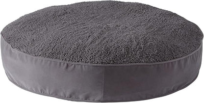 Happy Hounds Scout Deluxe Round Pillow Style Sherpa Dog Bed (42 x 42 in.),