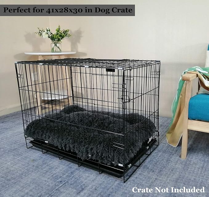 Coohom Deluxe Plush Dog Bed Pet Cushion Crate Mat