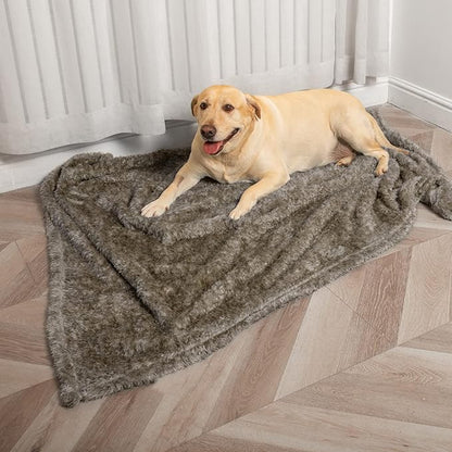 MACEVIA Fluffy Fleece Dog Blankets (40x60 Inch,