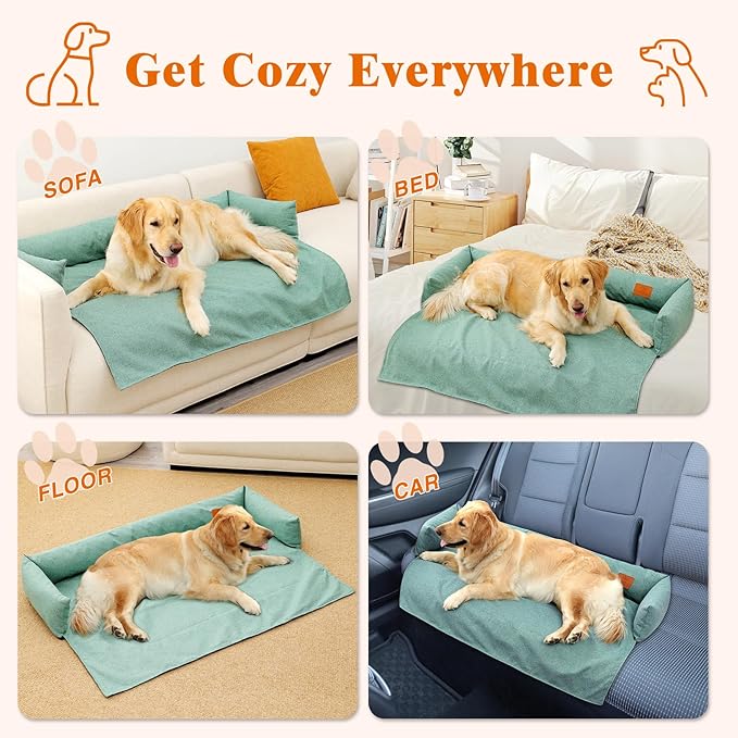 Pet Couch Cover for Sofa, Dog Couch Cover,Couch Cover for Dogs Washable, Waterproof Couch Covers for Pets,Dog Couch Bed, Large Size 40 * 32 * 6 Inchs,Japan Design