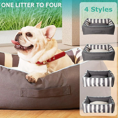 Dog Bed for Medium Size Dog 600D Oxford 27" L 20" W 6.7" Th)