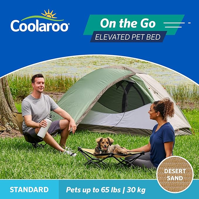 COOLAROO On the Go Cooling Elevated Dog Bed