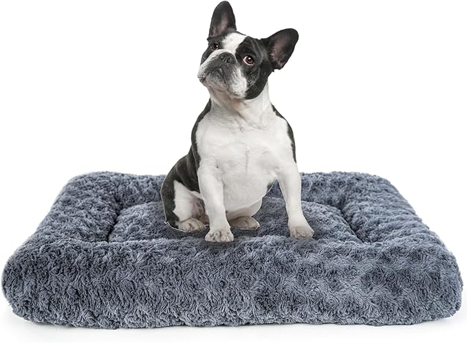 Dog Beds Crate Pad for Medium (23"x18"Dark Grey)