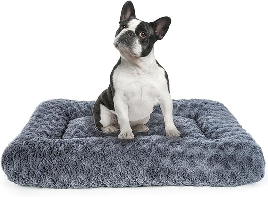 Dog Beds Crate Pad for Medium (23"x18"Dark Grey)