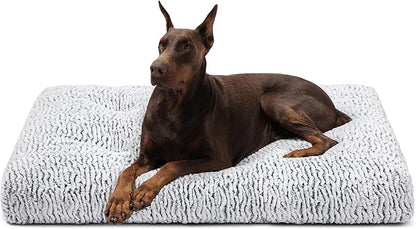 Bedsure Big Dog Bed for Crate 48" x 29", Light