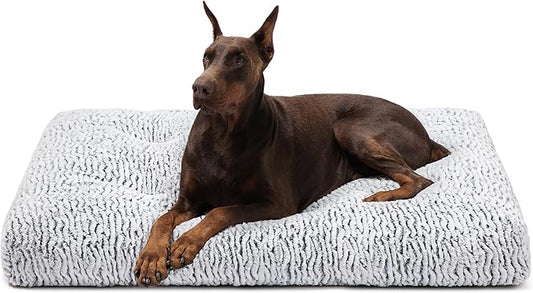 Bedsure Big Dog Bed for Crate 48" x 29", Light