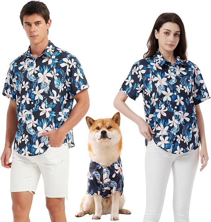 Dog Shirt Hawaiian