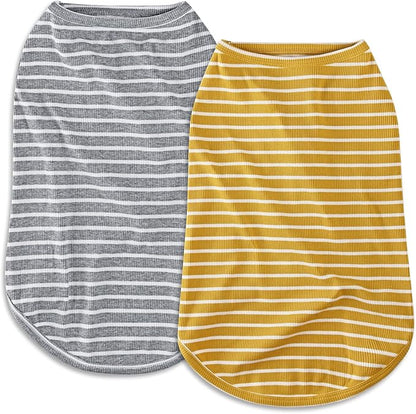 Koneseve Dog Shirt Vest Lightweight Stretchy Dog T-Shirts 2 Pack 4XL ]