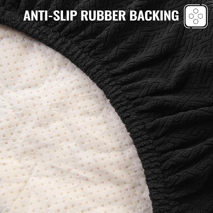 nanbowang Waterproof Dog Bed Covers Replacement Washable Pet Hair Easy to Remove 20x30 Black