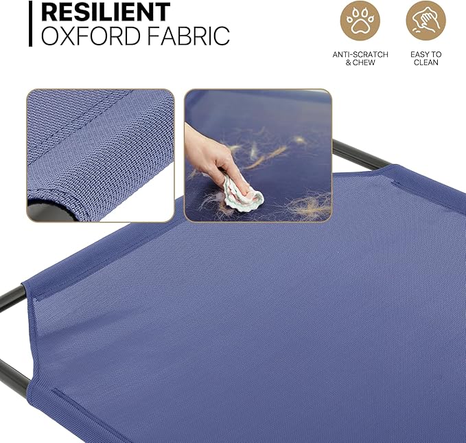 MoNiBloom Elevated Dog Bed for Large Dogs 50 Inches