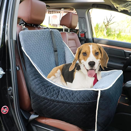 Dog Car Seat for Small/Medium Dogs 35lbs（Darkgray）