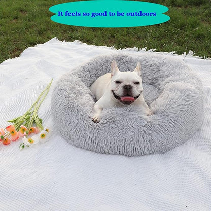 nononfish Dog Beds for Medium Dogs Washable，28 inches 45 lbs