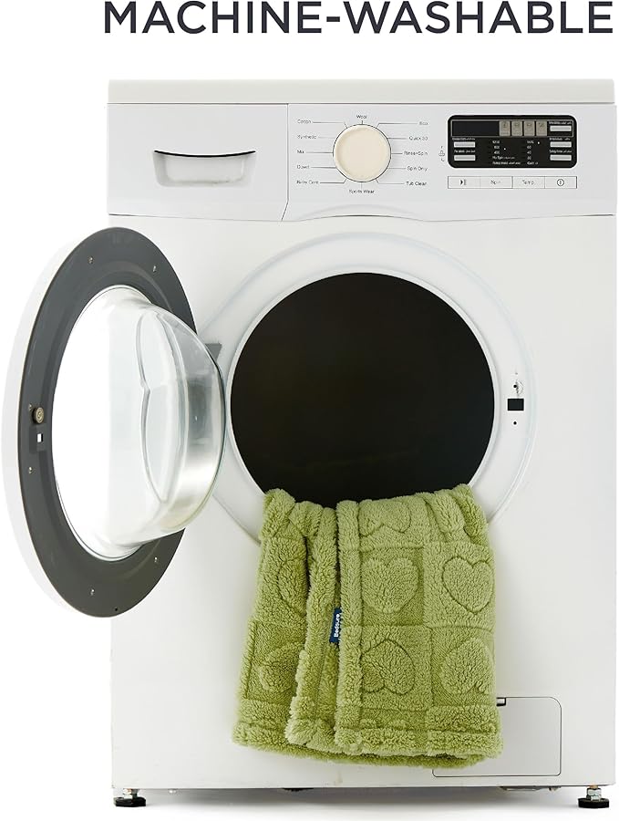 Bedsure Dog Blanket for Large Dogs Washable 300GSM Coral 60x80IN