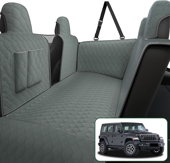 Bilisin Dog Car Seat Cover with Mesh Window 2019-2024 for