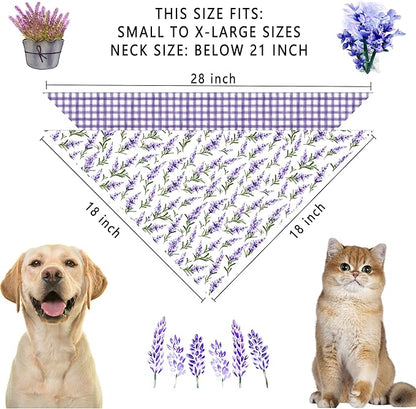 Spring Dog Bandanas 2 Pack,