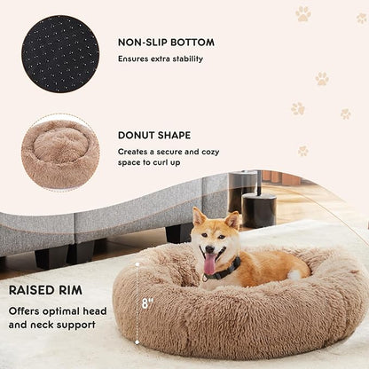 DUMOS Calming Dog Bed 22 Inch 15 lbs
