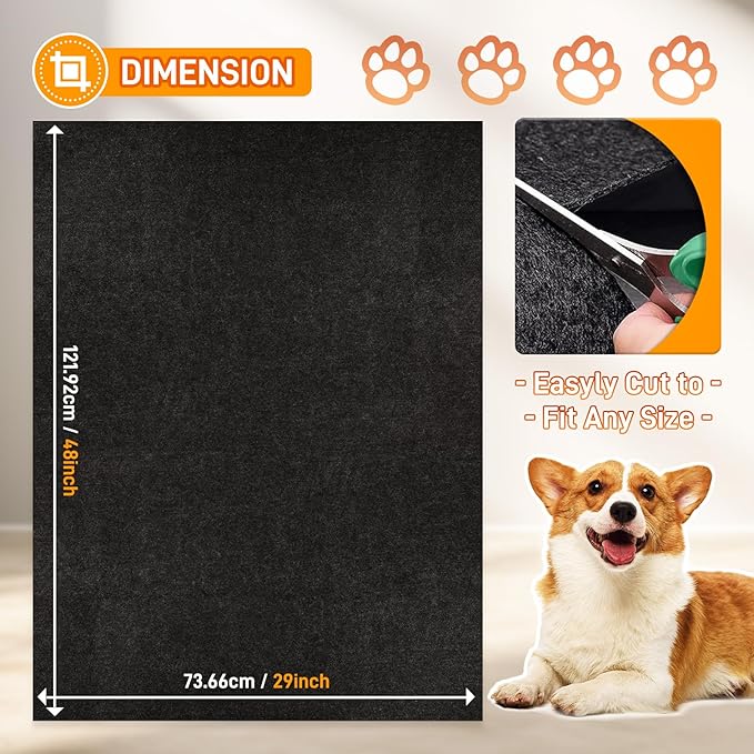 MODIGT Dog Crate Pad Liner for Kennel Training 29"×48" Under