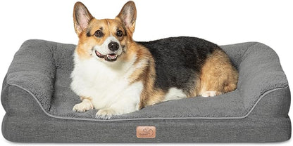 Bedsure Memory Foam Dog Bed for Large Dogs