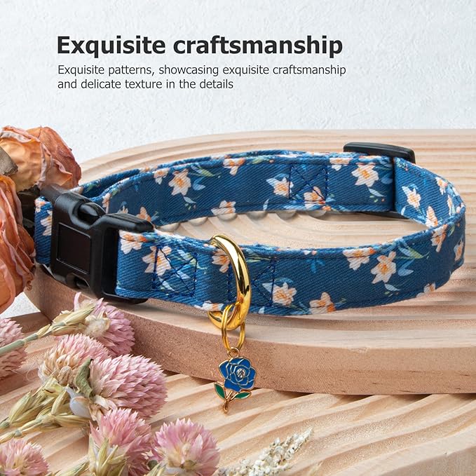 Cotton Handmade Dog Collar Cute and Distinctive Patterns