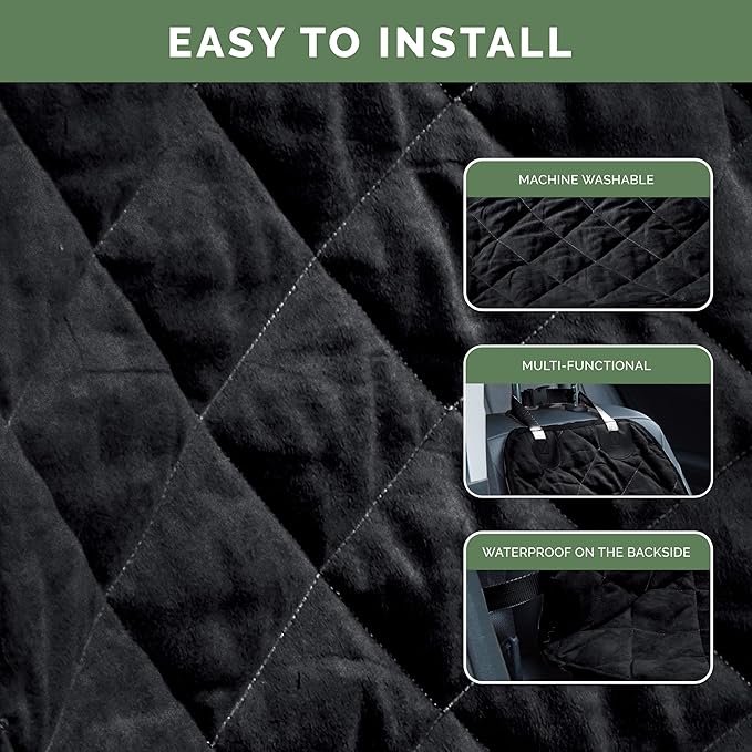 Elegant Comfort Premium Front Seat Car Protector for Pets