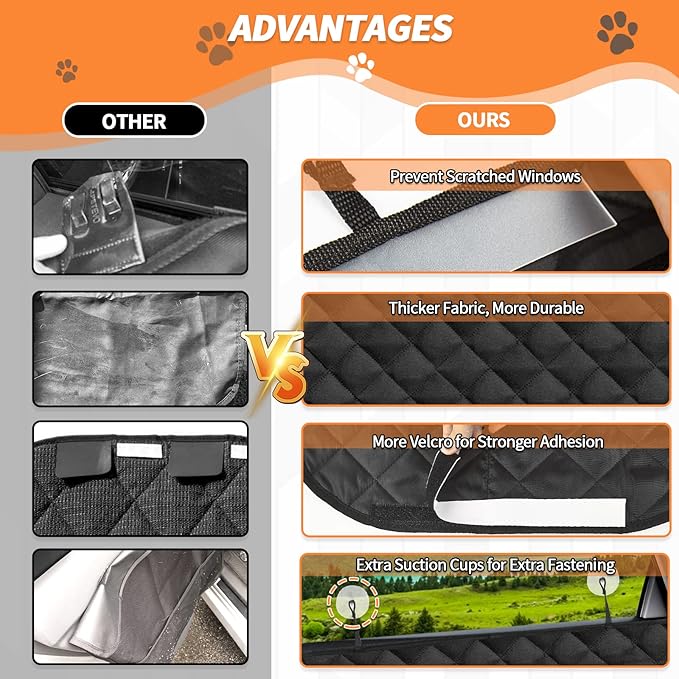 Car Door Protector from Dog Scratching 2PCS Waterproof