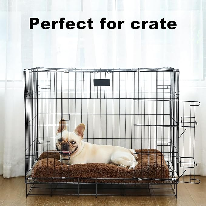 Plush Dog Crate Bed 41"x27")
