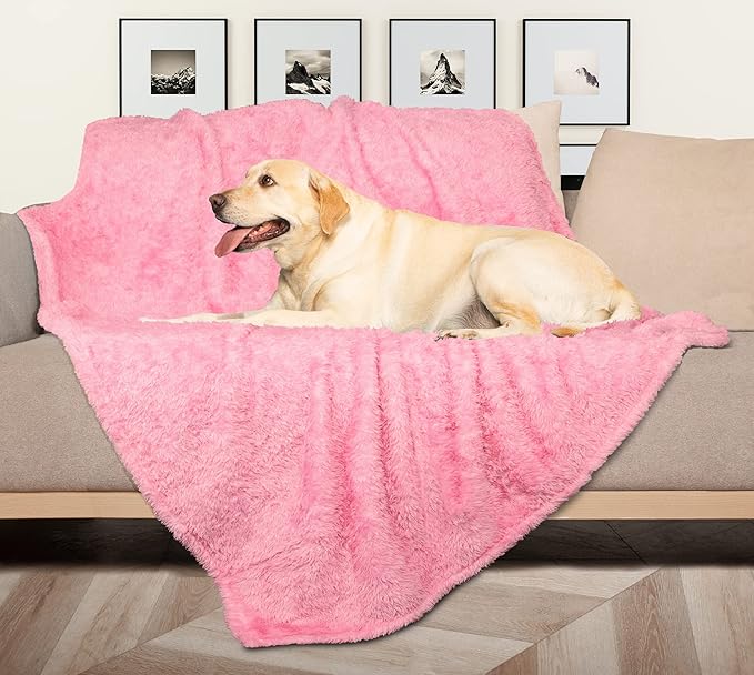 MACEVIA Fluffy Fleece Dog Blankets (40x60 Inch,
