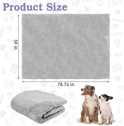PINVNBY Dog Blankets for Medium Large Dogs 60"x78.74" Pet