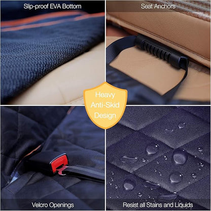 iBuddy Dog Car Seat Covers for Back of Cars/Trucks/SUV