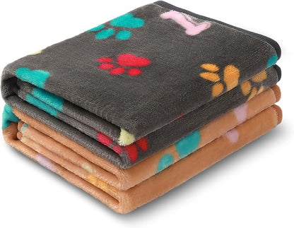 Luciphia 1 Pack 2 Pet Blankets for Dogs Cats Large(41x31 inch)