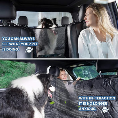 Dog Seat Cover and Bed for Trucks 400lbs, Large F150, RAM1500,