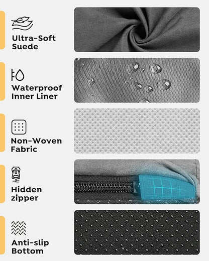 Veehoo Memory Foam Dog Bed for Large Dogs-Orthopedic Dog Bed with Removable Washable Cover