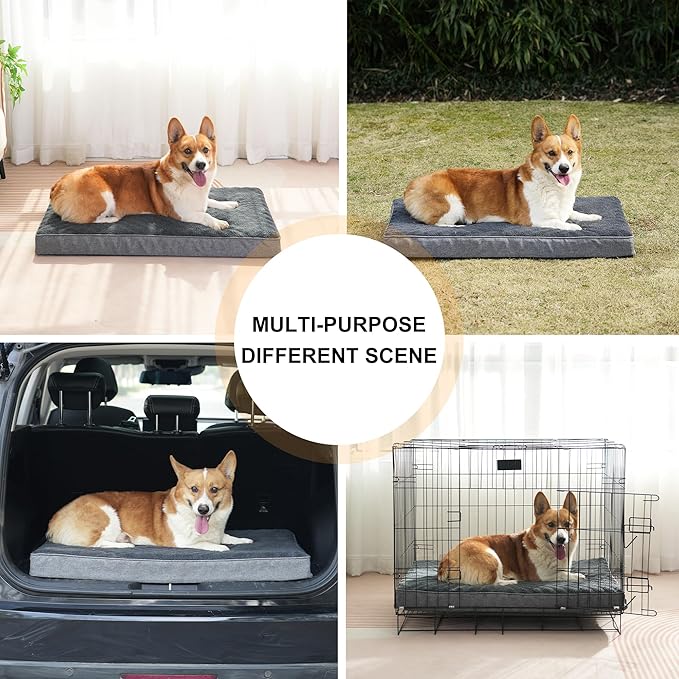 Orthopedic Waterproof Dog Bed for Large and Medium Dogs 30 x 20 inches 50 lbs