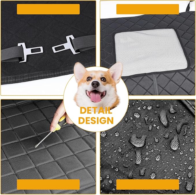 Topfit for Tesla Model Y Dog Car Seat 2nd Row 2019-2024